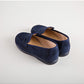 Boys Moccasins Pageboy Shoes - Navy