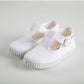 White T-Bar Kids Shoes by Cienta