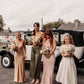 Ivory Silk Bridesmaid Dress