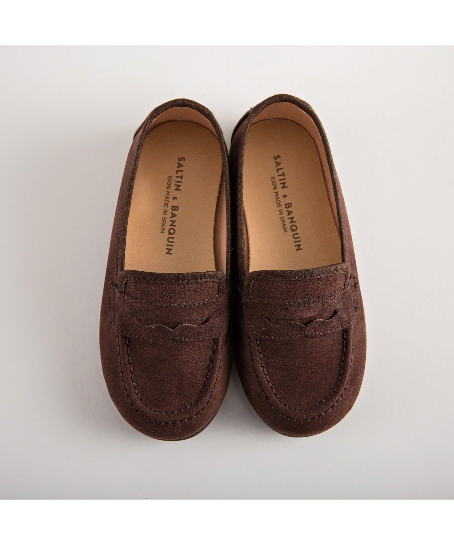 Boys Moccasin Page Boy Shoes - Brown