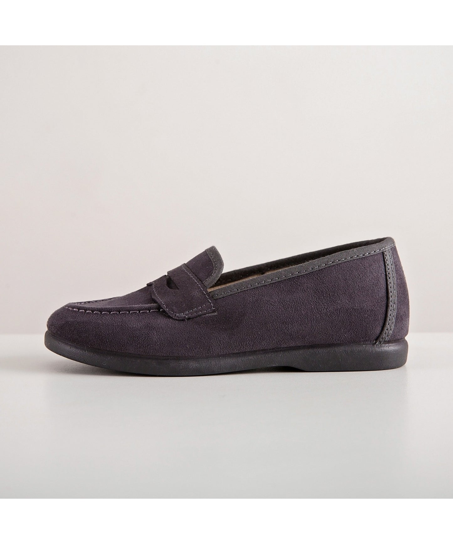 Boys Moccasins - Dark Grey