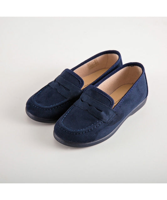 Boys Moccasins Shoes - Navy