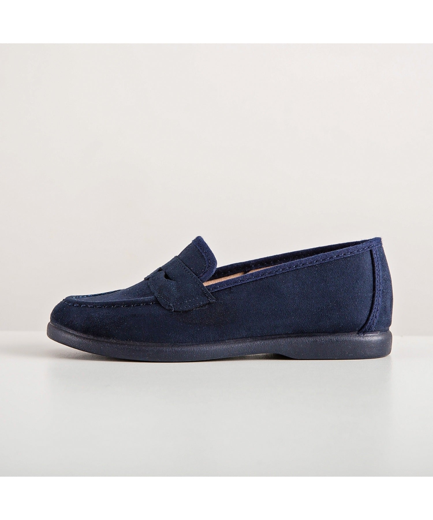 Boys Moccasin - Navy