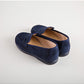 Boys Moccasins Pageboy Shoes - Navy