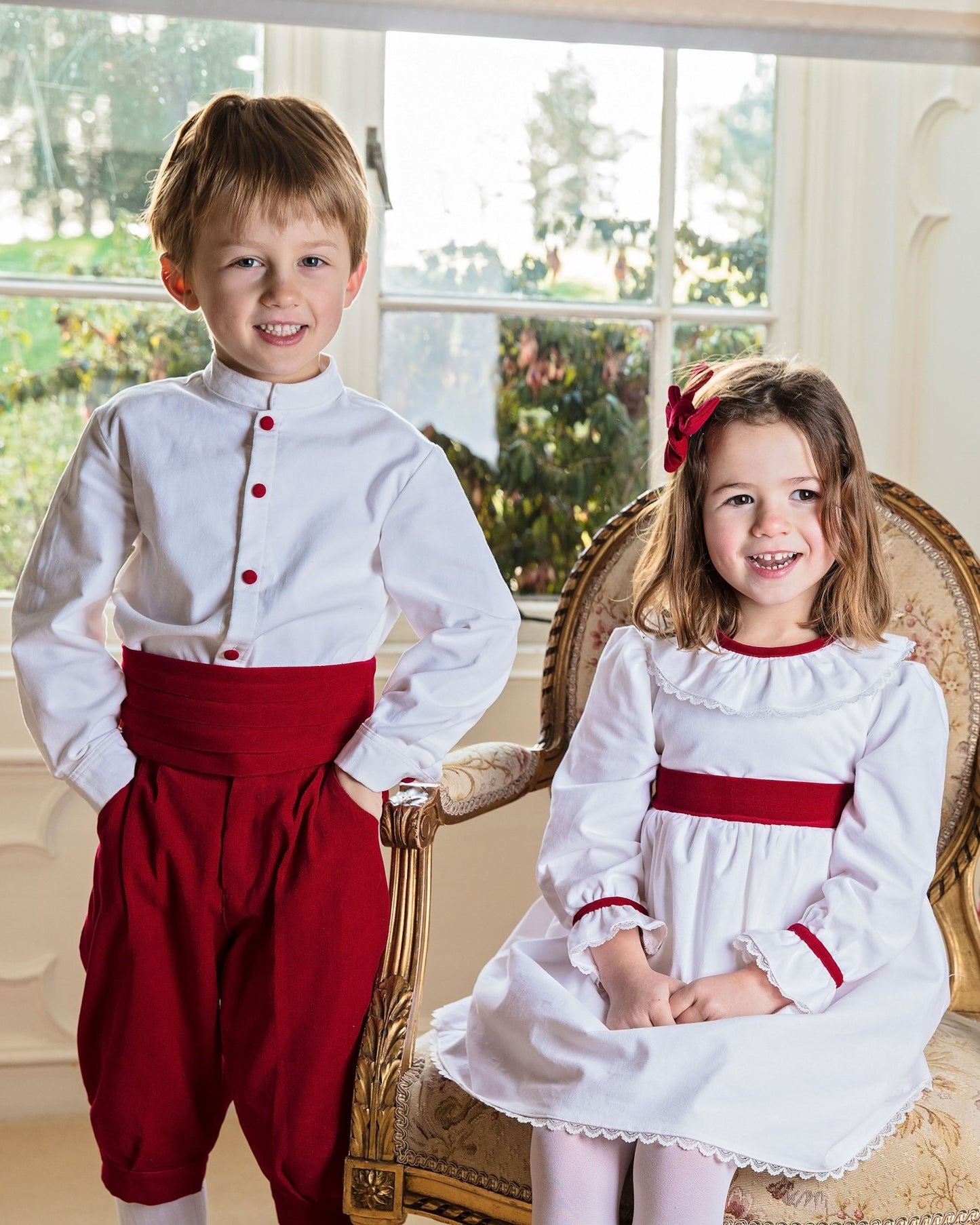 Burgundy Velvet Knickerbockers