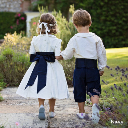 Navy Silk Sashes