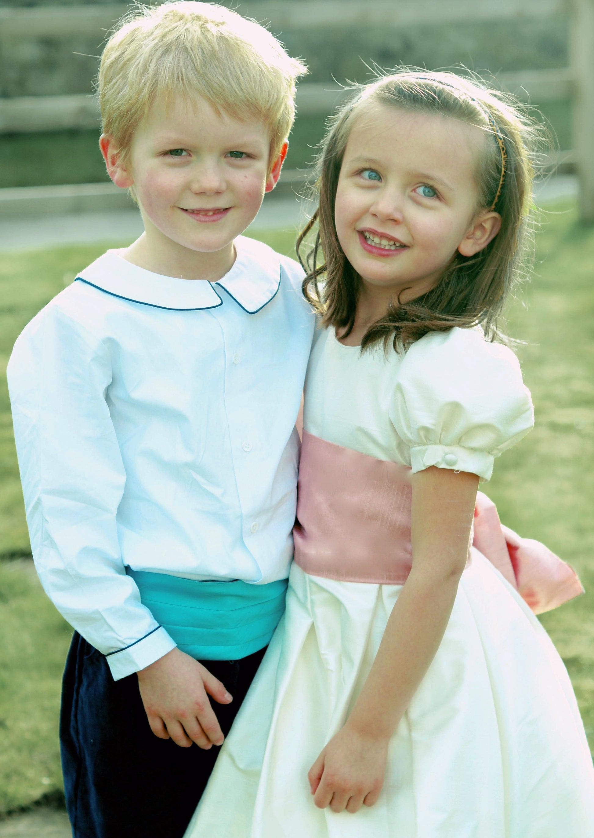 Turquoise Pageboy Cummerbund