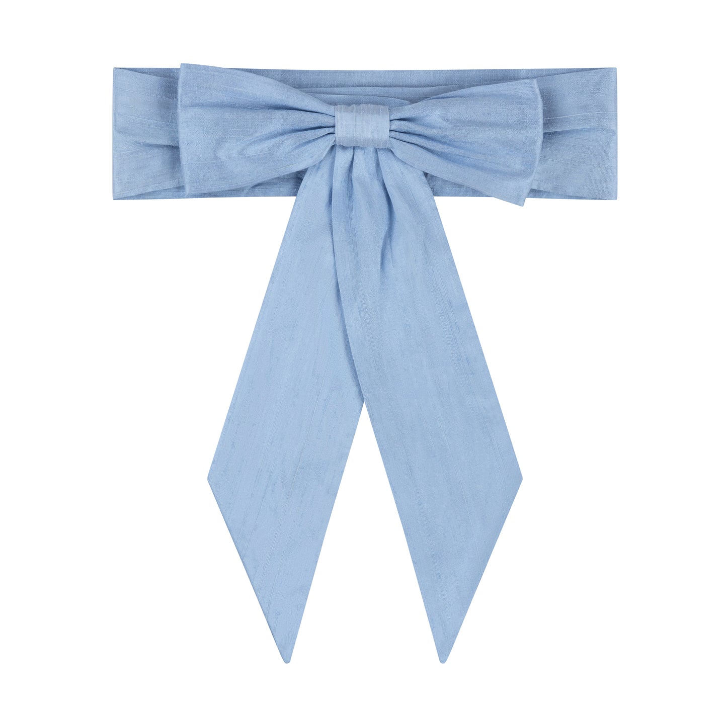 Amelia Brennan Sky Blue Silk Bridesmaid Bow
