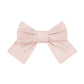 Blush Pink Silk Hair Clip Bow