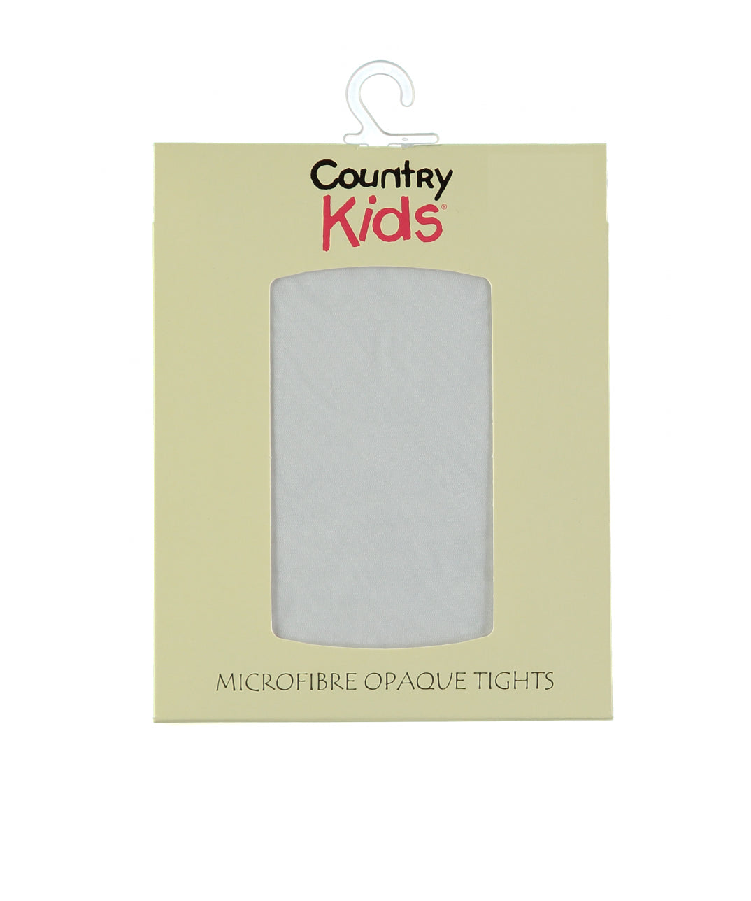 Country Kids Microfibre Opaque Girls Tights - White