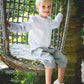 Pageboy in Grey Chino Knickerbockers by Amelia Brennan Weddings