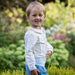 Pageboy wears Ivory Silk Shirt with Pale Blue cummerbund by Amelia Brennan Weddings