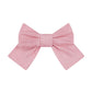 Dusty Pink Silk Hair Clip Bow