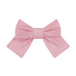 Dusty Pink Silk Hair Clip Bow