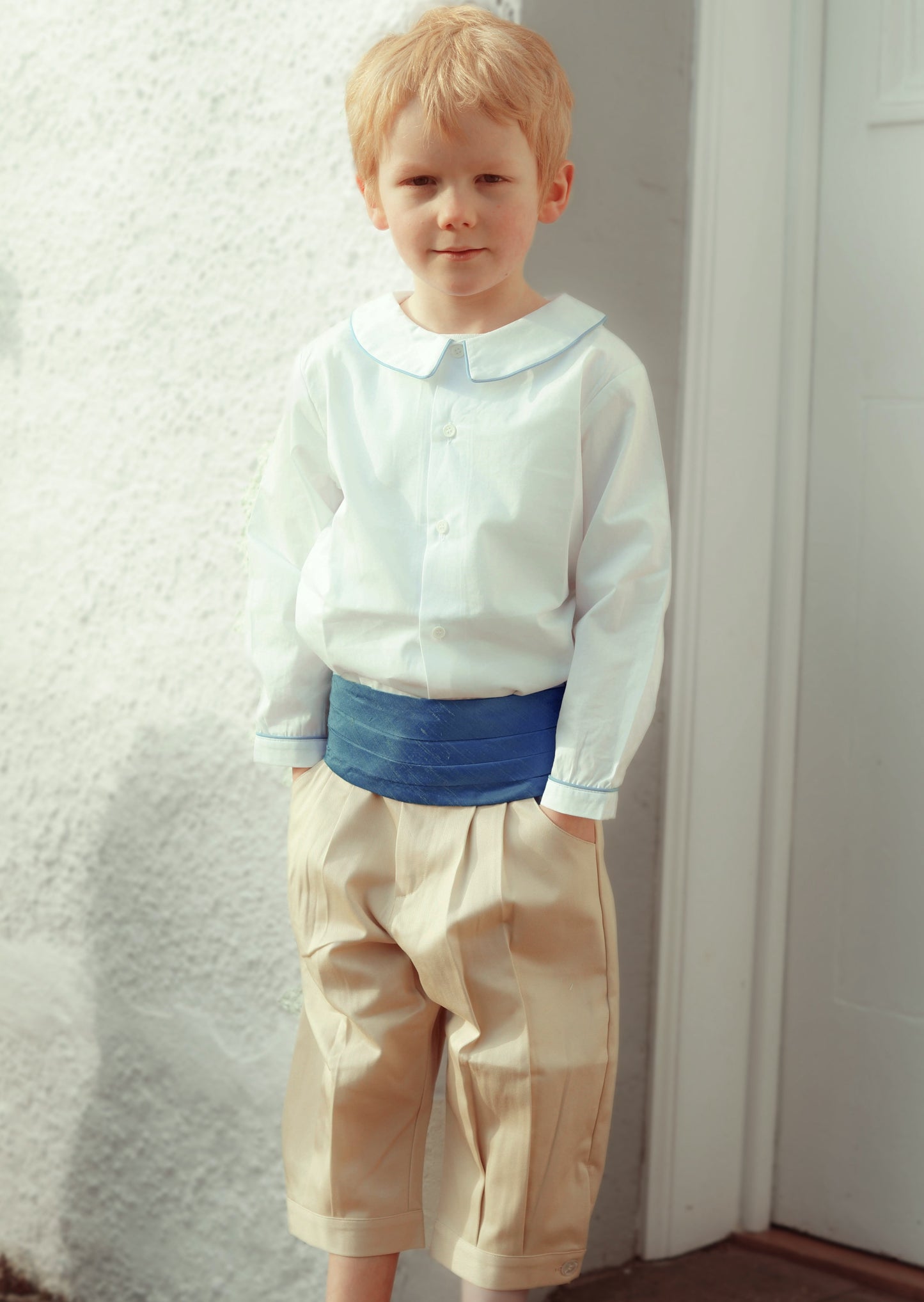 Amelia Brennan - Pageboy in Beige Knickerbockers