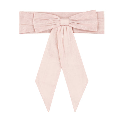 Blush Pink Flower Girl ready-tied sash by Amelia Brennan Weddings 