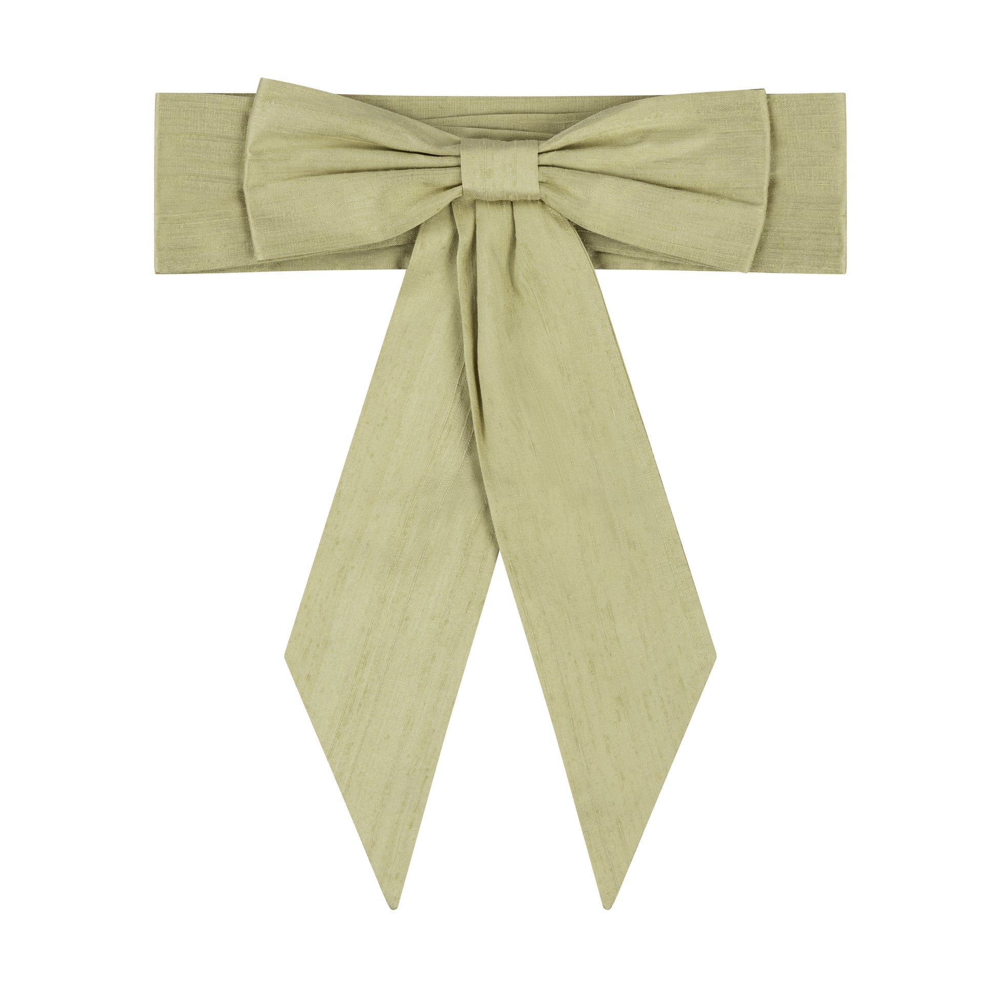 Amelia Brennan - Willow Green Silk Bridesmaid Bow